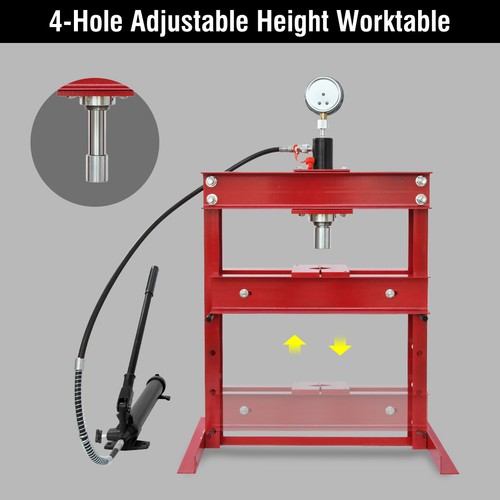 Ton hydraulic shop press - hydraulic,