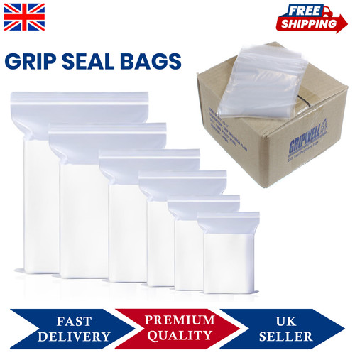 Grip seal bags resealable - grip,