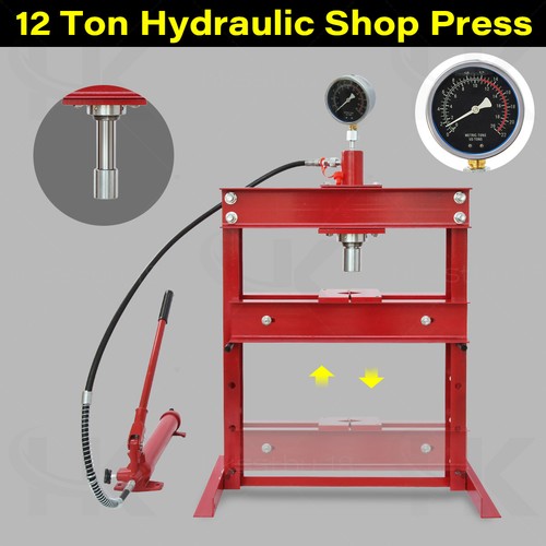 Ton hydraulic shop press - 12,