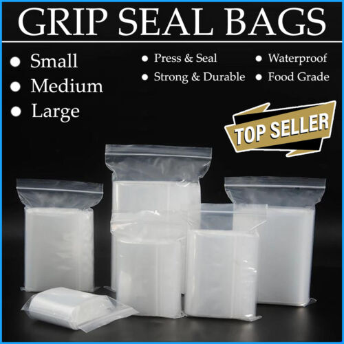Grip seal bags clear - seal,