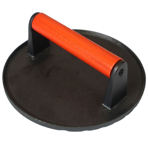 Cast iron burger press - cast,