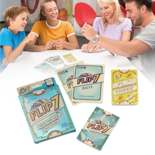 Flip party card - party,